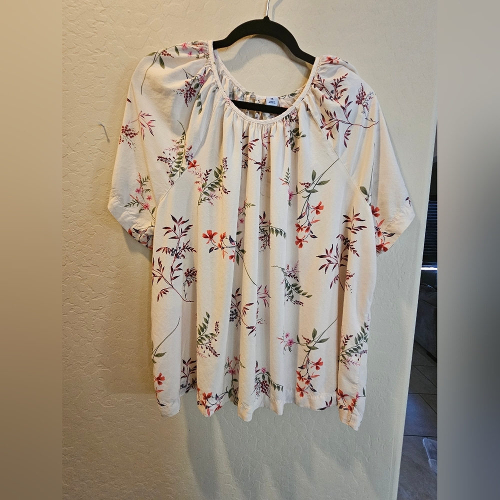 Old Navy Floral Print Women's Top XXL